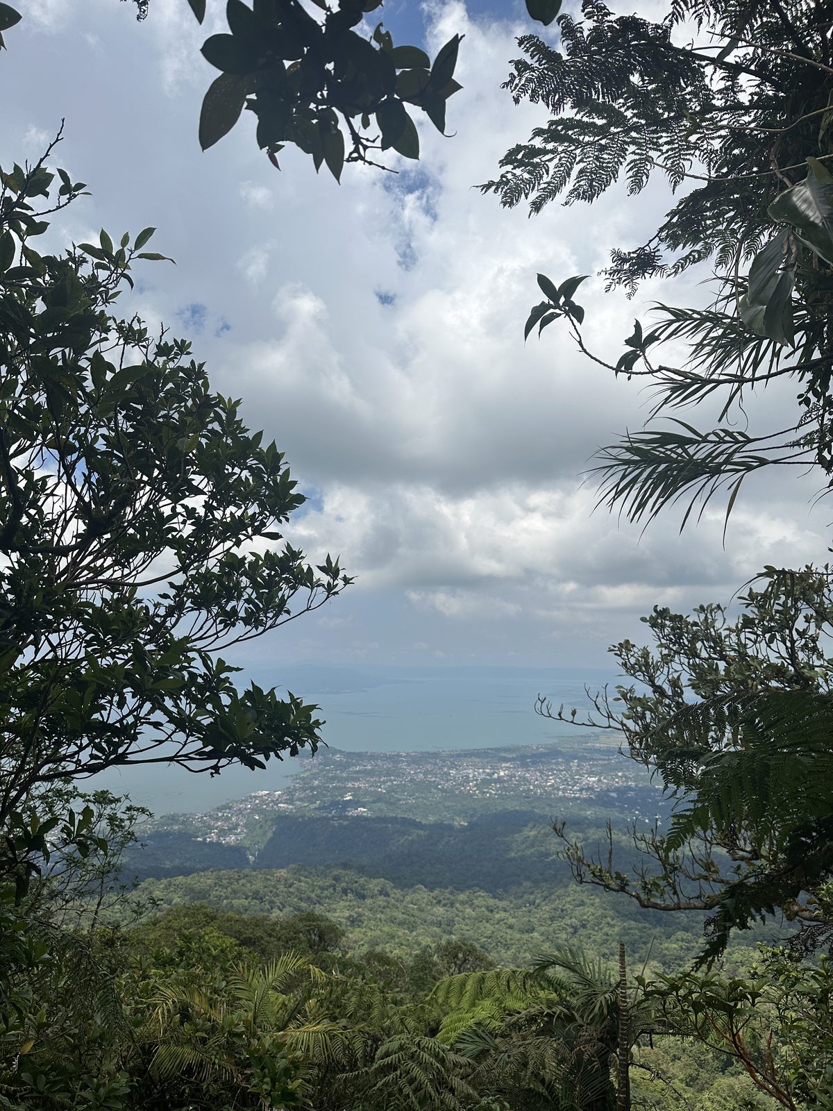View from the trail overlooking the valley
